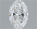 Natural Diamond 0.50 Carats, Oval with  Cut, D Color, SI1 Clarity and Certified by GIA