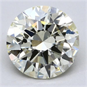 Diamante Natural 2.50 quilates, Redondo , Color M, claridad VVS2 y certificado HRD