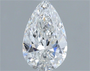 Picture of Natural Diamond 0.50 Carats, Pear with  Cut, F Color, VS1 Clarity and Certified by GIA
