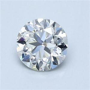 Picture of Natural Diamond 0.90 Carats, Round with Very Good Cut, H Color, VS2 Clarity and Certified by GIA