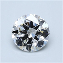 Natural Diamond 0.90 Carats, Round with Very Good Cut, H Color, VS2 Clarity and Certified by GIA