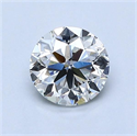 Natural Diamond 0.90 Carats, Round with Very Good Cut, H Color, VS2 Clarity and Certified by GIA