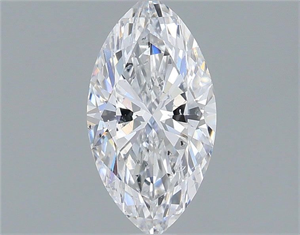 Picture of Natural Diamond 0.61 Carats, Marquise with  Cut, D Color, SI2 Clarity and Certified by GIA
