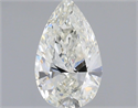 Diamante Natural 0.70 quilates, De pera , Color J, claridad SI1 y certificado GIA
