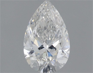 Foto Diamante Natural 0.60 quilates, De pera , Color G, claridad SI1 y certificado GIA de