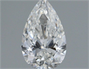 Diamante Natural 0.70 quilates, De pera , Color G, claridad SI2 y certificado GIA