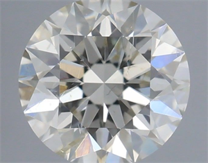 Picture of Natural Diamond 0.43 Carats, Round with Excellent Cut, J Color, SI2 Clarity and Certified by IGI