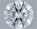 Lab Grown Diamond 1.36 Carats, Round with Ideal Cut, E Color, VS1 Clarity and Certified by IGI
