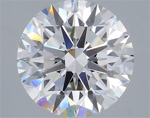 Picture of Lab Grown Diamond 3.21 Carats, Round with Ideal Cut, F Color, VS2 Clarity and Certified by IGI