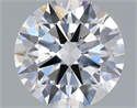 Lab Grown Diamond 1.18 Carats, Round with Excellent Cut, F Color, VVS2 Clarity and Certified by IGI