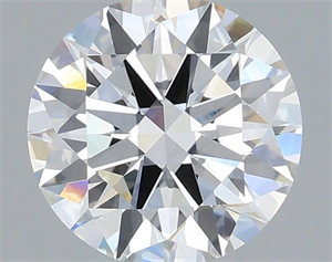 Picture of Lab Grown Diamond 1.60 Carats, Round with Excellent Cut, G Color, VVS2 Clarity and Certified by IGI