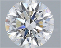 Del inventario de diamantes de laboratorio, 2.61 quilates, Redondo , Color E, claridad VVS2 y certificado IGI