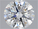 Del inventario de diamantes de laboratorio, 2.55 quilates, Redondo , Color F, claridad VVS2 y certificado IGI