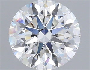 Picture of Lab Grown Diamond 2.55 Carats, Round with Ideal Cut, E Color, VVS2 Clarity and Certified by IGI