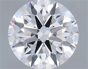 Picture of Lab Grown Diamond 1.01 Carats, Round with Ideal Cut, D Color, VVS2 Clarity and Certified by IGI
