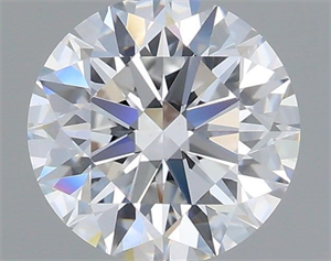 Picture of Lab Grown Diamond 1.03 Carats, Round with Ideal Cut, D Color, VVS2 Clarity and Certified by IGI