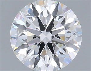 Picture of Lab Grown Diamond 1.10 Carats, Round with Ideal Cut, D Color, VVS2 Clarity and Certified by IGI
