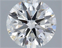 Lab Grown Diamond 1.07 Carats, Round with Ideal Cut, E Color, VVS2 Clarity and Certified by IGI