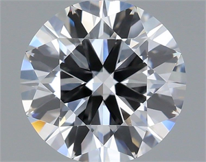 Picture of Lab Grown Diamond 1.07 Carats, Round with Excellent Cut, E Color, VS1 Clarity and Certified by IGI