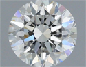 Del inventario de diamantes de laboratorio, 1.42 quilates, Redondo , Color F, claridad VVS2 y certificado IGI