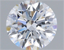 Del inventario de diamantes de laboratorio, 1.43 quilates, Redondo , Color F, claridad VVS2 y certificado IGI