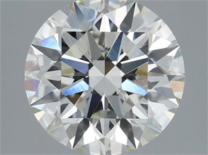Picture of Lab Grown Diamond 3.18 Carats, Round with Ideal Cut, I Color, VS1 Clarity and Certified by IGI