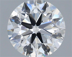 Picture of Lab Grown Diamond 1.07 Carats, Round with Ideal Cut, E Color, VVS2 Clarity and Certified by IGI