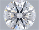 Lab Grown Diamond 0.83 Carats, Round with Excellent Cut, D Color, VVS2 Clarity and Certified by IGI