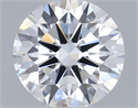 Lab Grown Diamond 0.83 Carats, Round with Ideal Cut, D Color, VVS2 Clarity and Certified by IGI