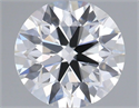 Lab Grown Diamond 1.38 Carats, Round with Ideal Cut, E Color, VS1 Clarity and Certified by IGI