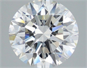 Lab Grown Diamond 3.01 Carats, Round with Ideal Cut, G Color, VVS2 Clarity and Certified by IGI