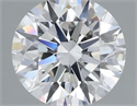 Lab Grown Diamond 1.10 Carats, Round with Excellent Cut, F Color, VS1 Clarity and Certified by IGI