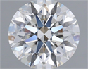 Del inventario de diamantes de laboratorio, 2.51 quilates, Redondo , Color F, claridad VVS2 y certificado IGI