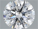 Lab Grown Diamond 1.10 Carats, Round with Ideal Cut, F Color, VS1 Clarity and Certified by IGI