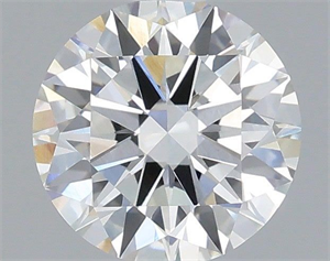 Picture of Lab Grown Diamond 1.36 Carats, Round with Ideal Cut, G Color, VVS2 Clarity and Certified by IGI
