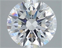 Del inventario de diamantes de laboratorio, 2.57 quilates, Redondo , Color F, claridad VVS2 y certificado IGI