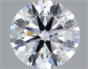 Del inventario de diamantes de laboratorio, 2.55 quilates, Redondo , Color F, claridad VVS2 y certificado IGI