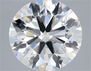 Picture of Lab Grown Diamond 3.01 Carats, Round with Ideal Cut, G Color, VVS2 Clarity and Certified by IGI
