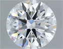 Lab Grown Diamond 2.55 Carats, Round with Ideal Cut, E Color, VVS2 Clarity and Certified by IGI