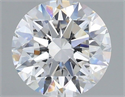 Lab Grown Diamond 1.50 Carats, Round with Excellent Cut, E Color, SI1 Clarity and Certified by IGI