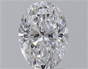 Natural Diamond 1.51 Carats, Oval with  Cut, D Color, SI1 Clarity and Certified by GIA