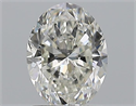 Natural Diamond 1.50 Carats, Oval with  Cut, I Color, VVS1 Clarity and Certified by GIA