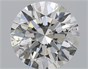 Natural Diamond 1.51 Carats, Round with Excellent Cut, G Color, SI1 Clarity and Certified by GIA