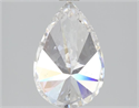 Natural Diamond 2.00 Carats, Pear with  Cut, F Color, SI2 Clarity and Certified by GIA