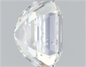 Natural Diamond 1.51 Carats, Asscher with  Cut, H Color, SI1 Clarity and Certified by GIA