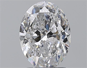 Picture of Natural Diamond 1.59 Carats, Oval with  Cut, D Color, SI2 Clarity and Certified by GIA