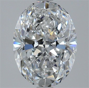Foto Diamante Natural 2.01 quilates, Ovalado , Color D, claridad SI1 y certificado GIA de