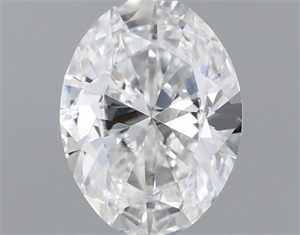 Picture of Natural Diamond 0.40 Carats, Oval with  Cut, D Color, VVS1 Clarity and Certified by IGI