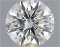 Natural Diamond 0.57 Carats, Round with Excellent Cut, L Color, SI2 Clarity and Certified by GIA