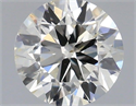 Diamante Natural 0.40 quilates, Redondo , Color J, claridad SI1 y certificado IGI